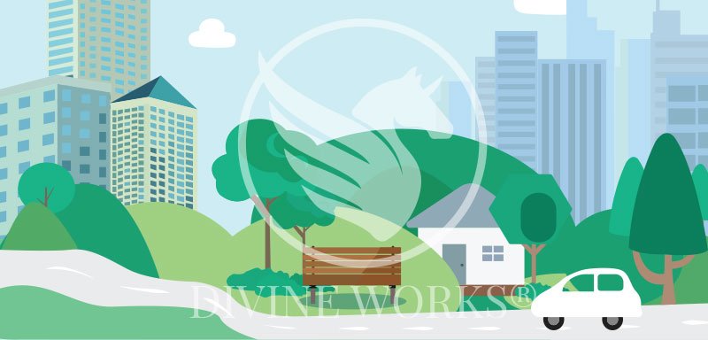 Free Adobe Illustrator Environment Vector Illustration by Divine Works