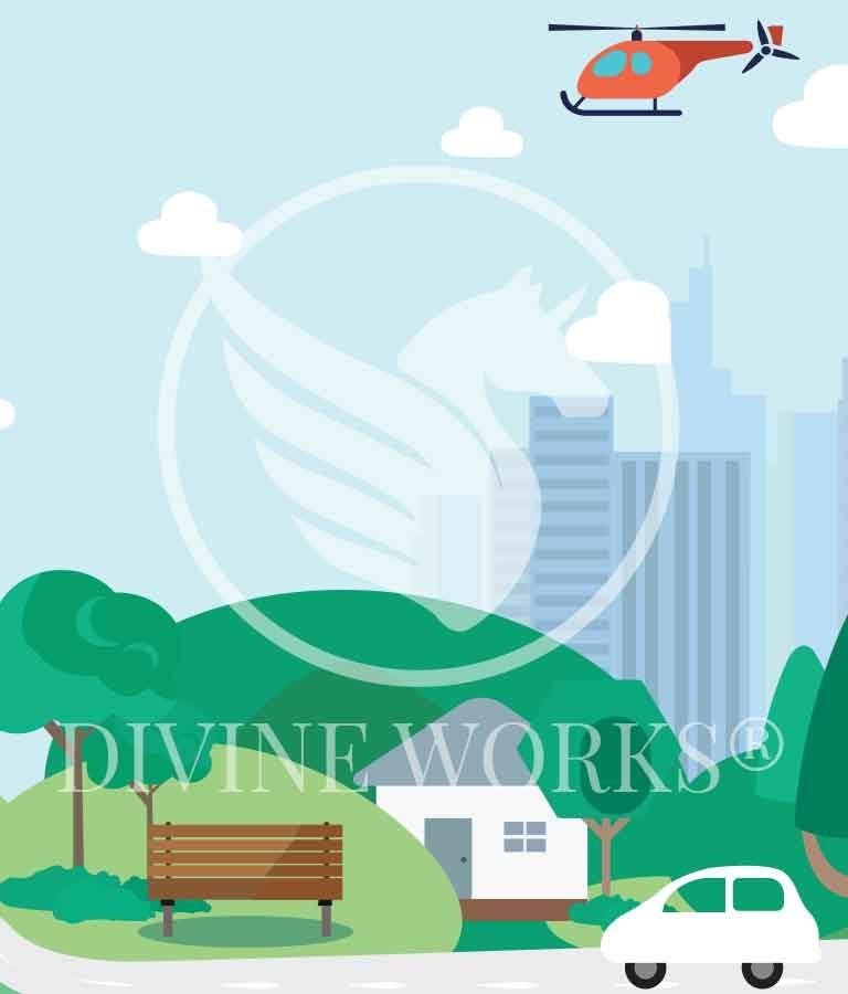 Free Adobe Illustrator Environment Vector Illustration by Divine Works
