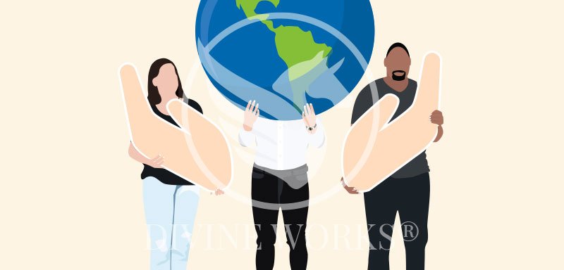 Free Adobe Illustrator Global Care Vector Illustration by Divine Works