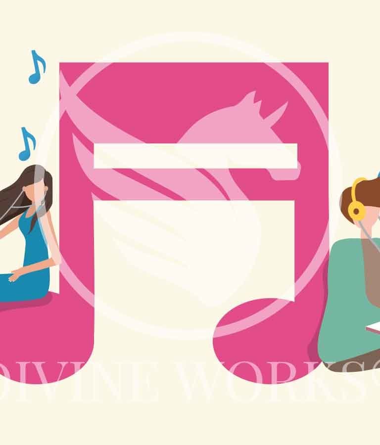 Free Adobe Illustrator Musically Human Vector Illustration by Divine Works