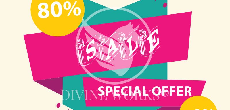 Free Adobe Illustrator Sale Badge Vector Illustration by Divine Works