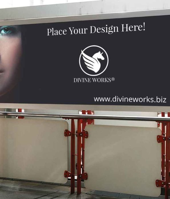 Free Public Place Billboard Mockup by Divine Works