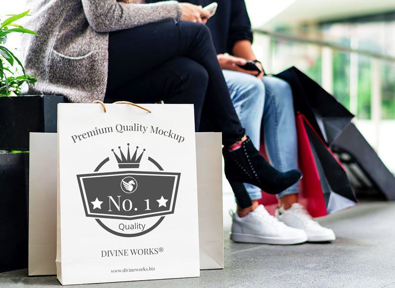 Free Shopping Bag Mockup by Divine Works
