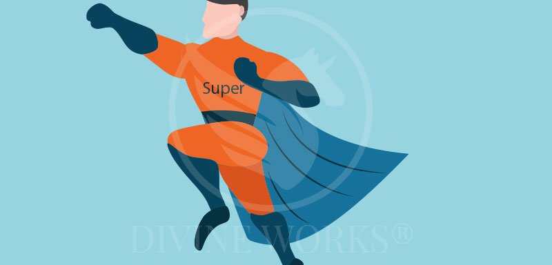 Free Adobe Illustrator Super Hero Vector Illustration by Divine Works