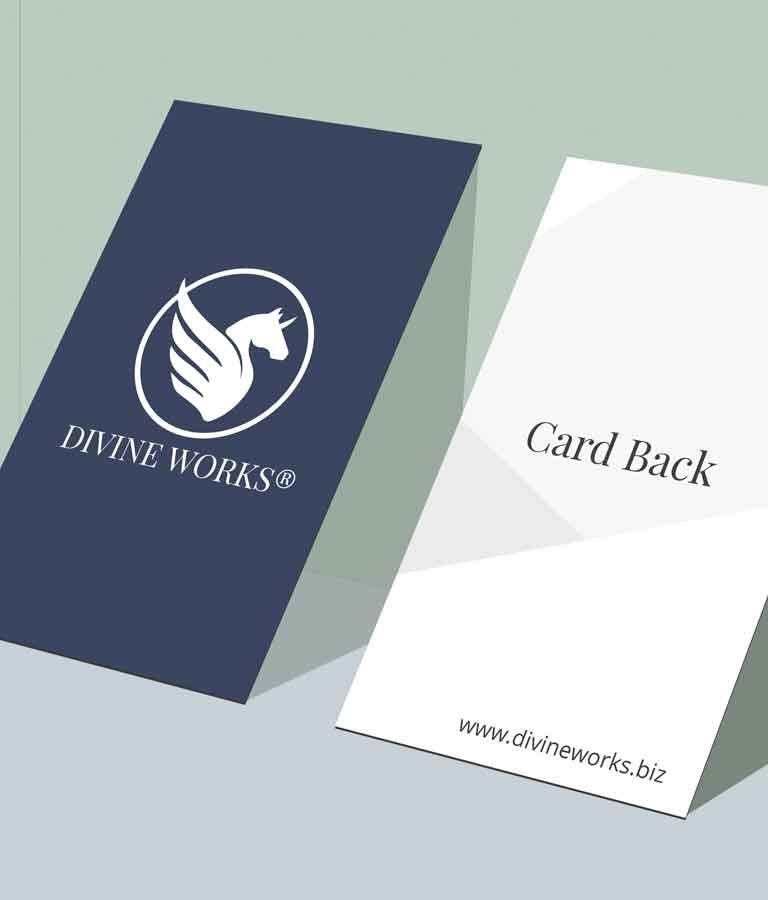 Free Vertical Business Card Mockup by Divine Works