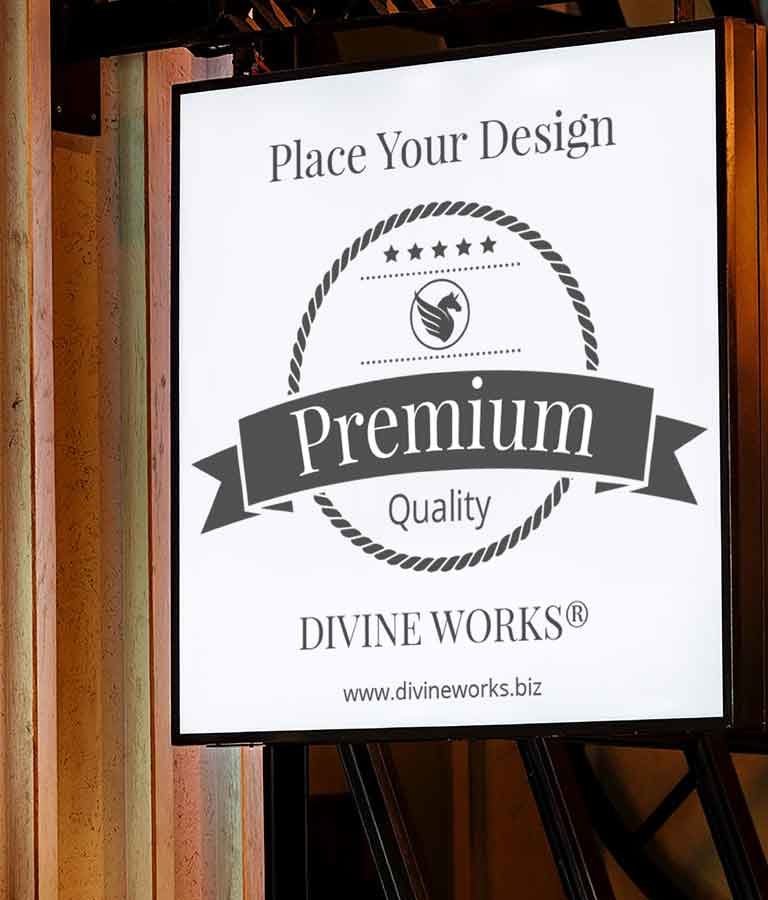 Free Pole Sign Mockup by Divine Works