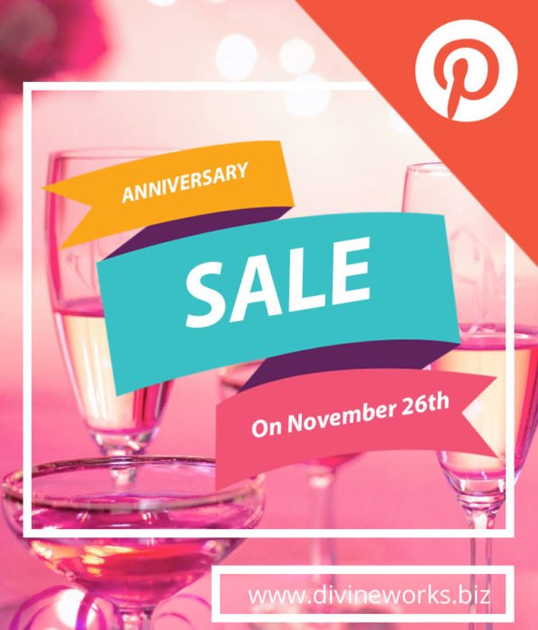 Download Free Anniversary Pinterest Post Template by Divine Works