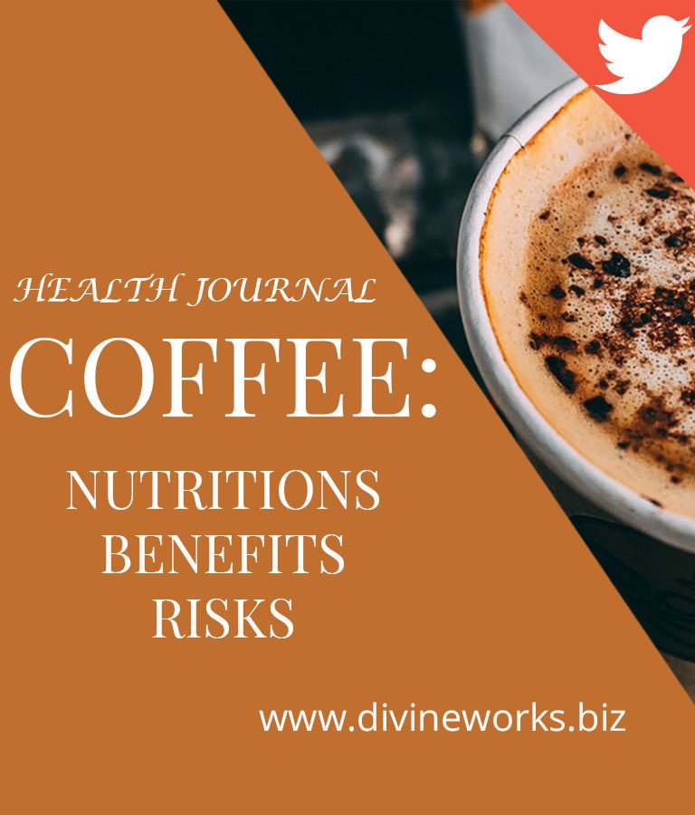Free Coffee Benefits Twitter Post Templates by Divine Works