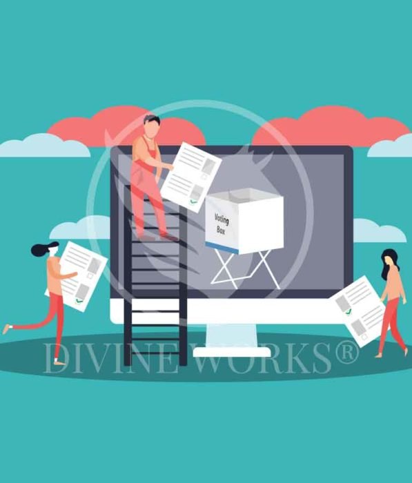 Free Adobe Illustrator Online Voting Vector Illustration by Divine Works
