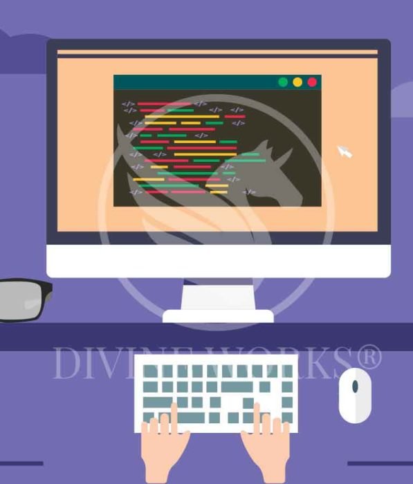Free Adobe Illustrator Programing Vector illustration by Divine Works