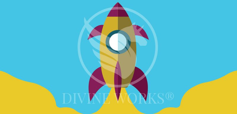 Free Adobe Illustrator Rocket Vector Illustration by Divine Works
