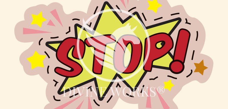 Free Adobe Illustrator Stop Badge Vector Illustration by Divine Works