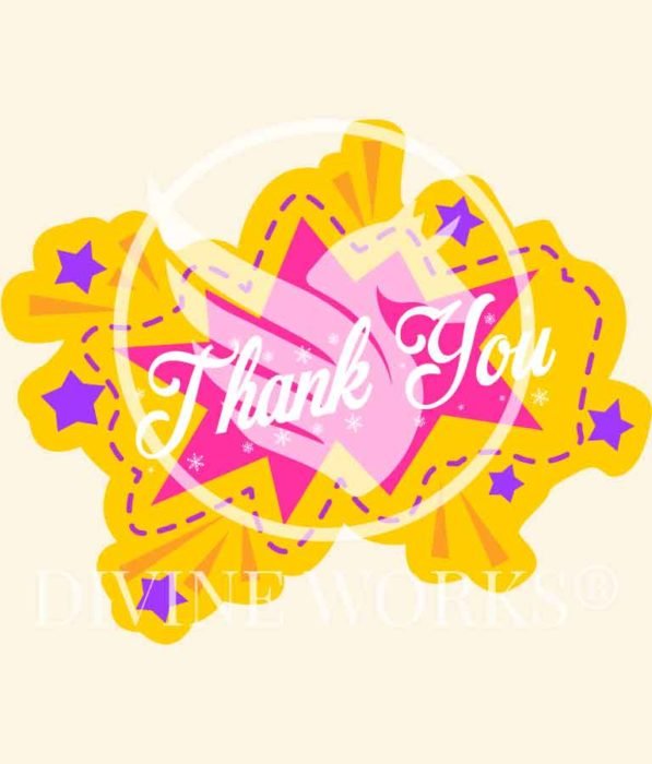 Free Adobe Illustrator Thank You Vector Illustration by Divine Works