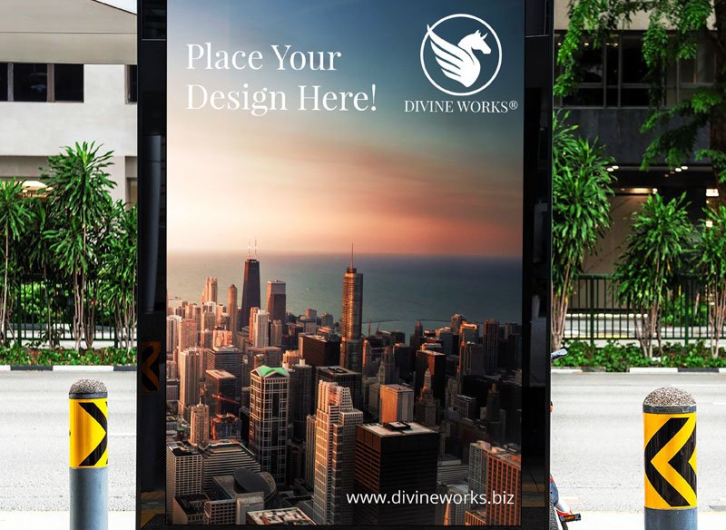 Free Billboard Advertising Mockup by Divine Works
