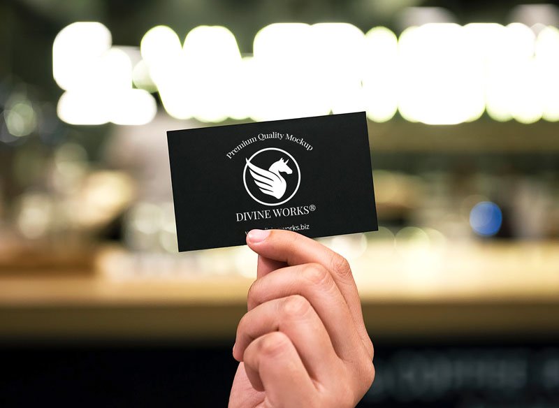 Free Business Card Mockup by Divine Works