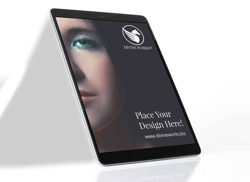 Free Floating iPad Mockup by Divine Works