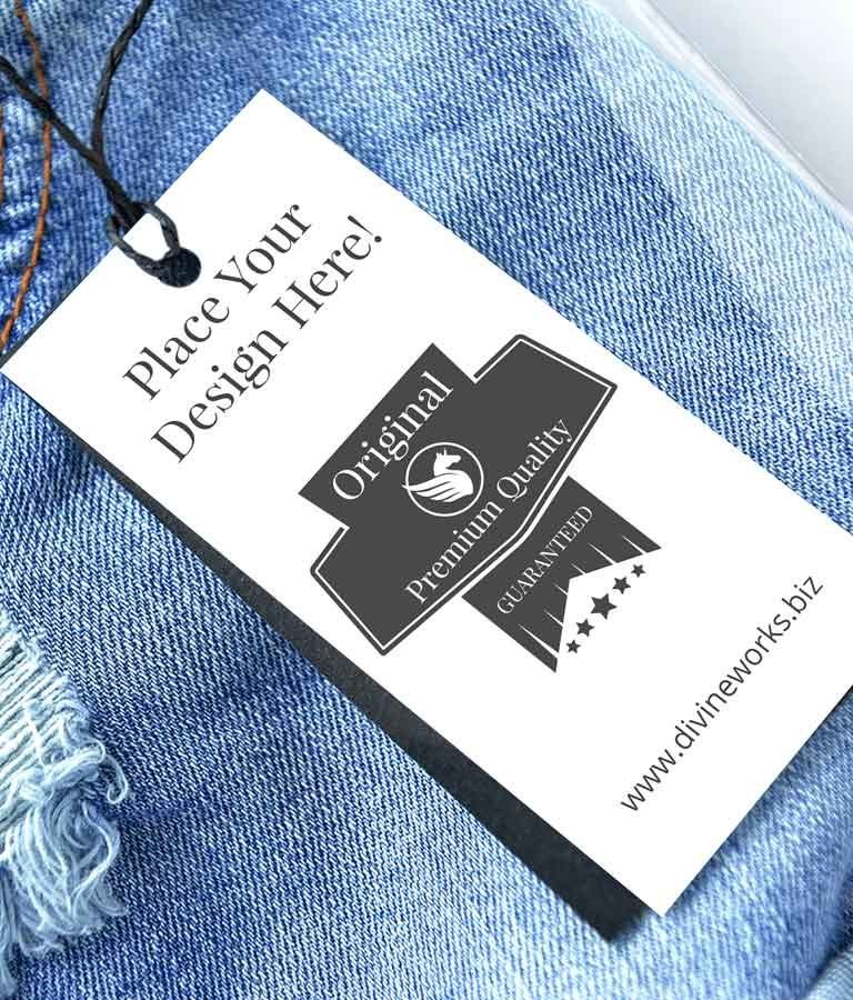 Free Jeans Label Mockup by Divine Works