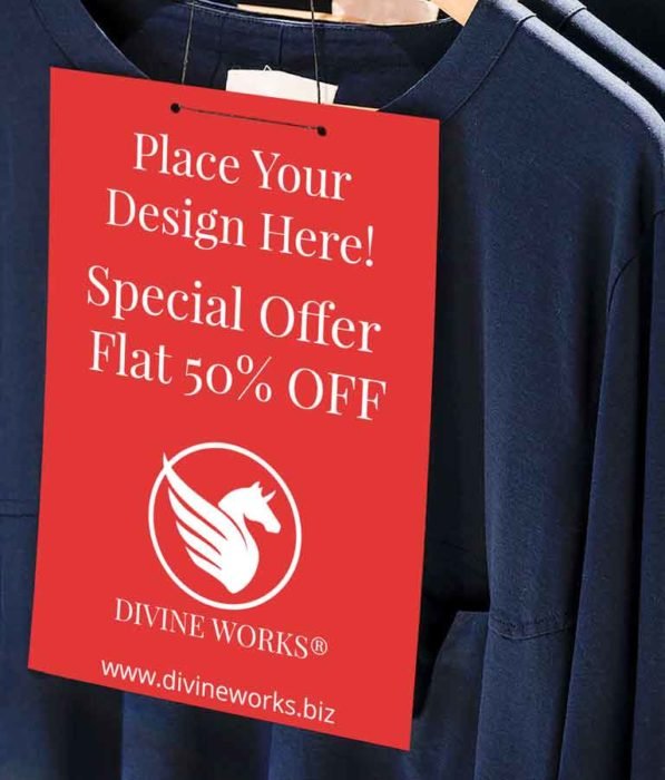 Sale Label Free Mockup