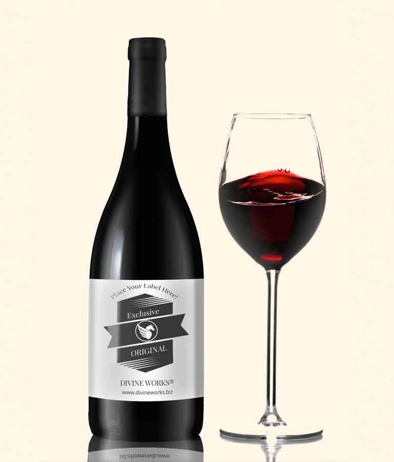 Free Wine Bottle Mockup by Divine Works