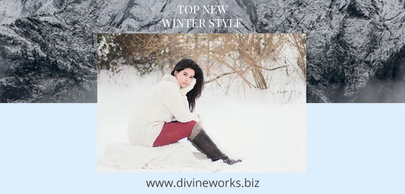 Free Winter Style Pinterest Post Templates by Divine Works