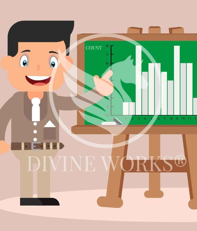 Free Adobe Illustrator Business Graph Vector Illustration by Divine Works