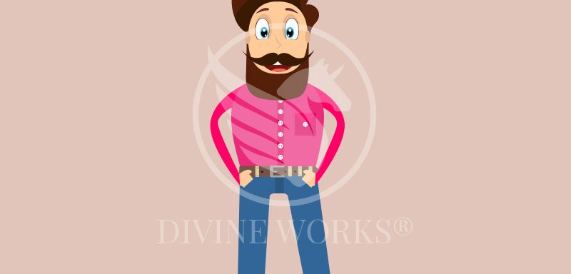 Free Adobe Illustrator Man Character Vector Illustration by Divine Works