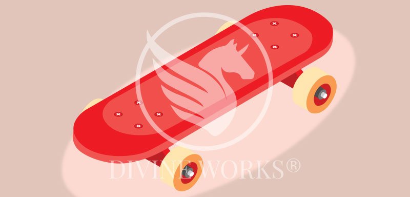 Free Adobe Illustrator Skateboard Vector Illustration by Divine Works