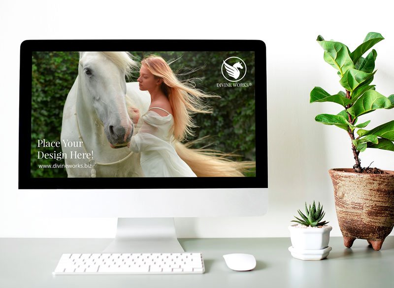 Free Apple iMac Mockup by Divine Works