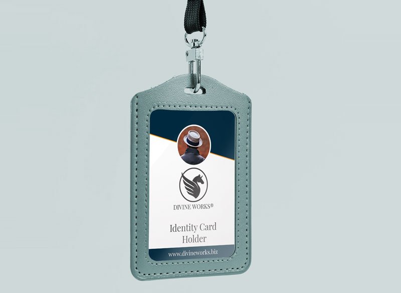 Free Identity Card Holder Mockup by Divine Works