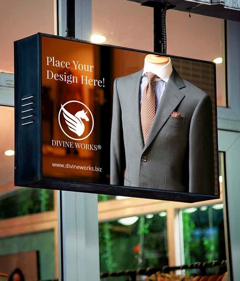 Free Outdoor Shop Sign Mockup by Divine Works