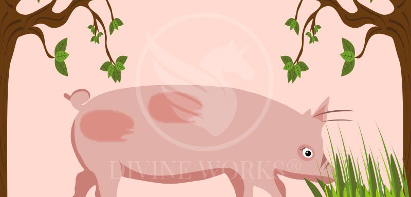 Free Adobe Illustrator Piggy Vector Illustration by Divine Works