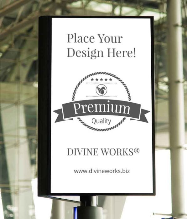 Free Pole Sign Mockup by Divine Works