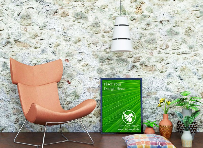 Free Poster Frame Mockup by Divine Works