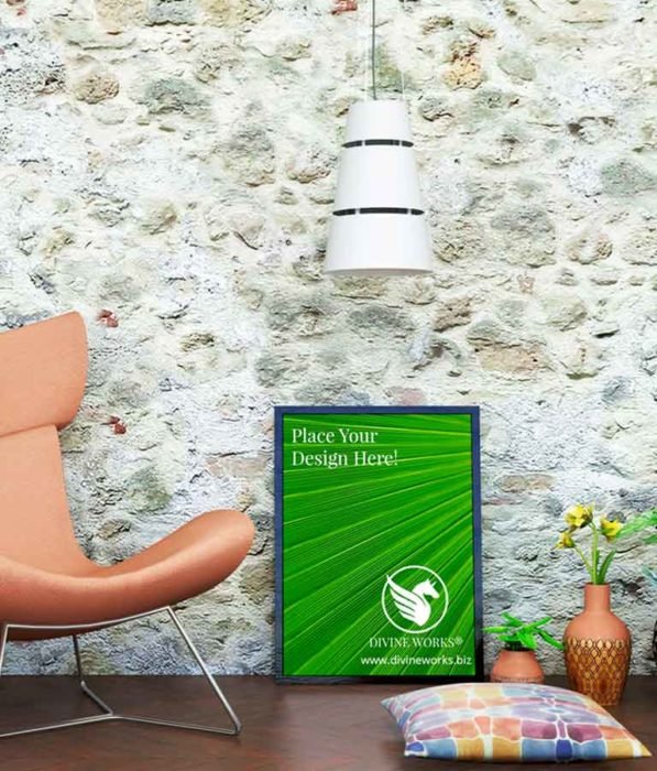 Free Poster Frame Mockup by Divine Works