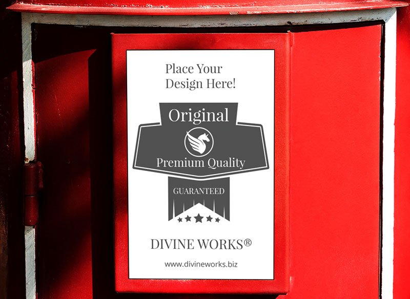 Free Red Post Box Mockup by Divine Works