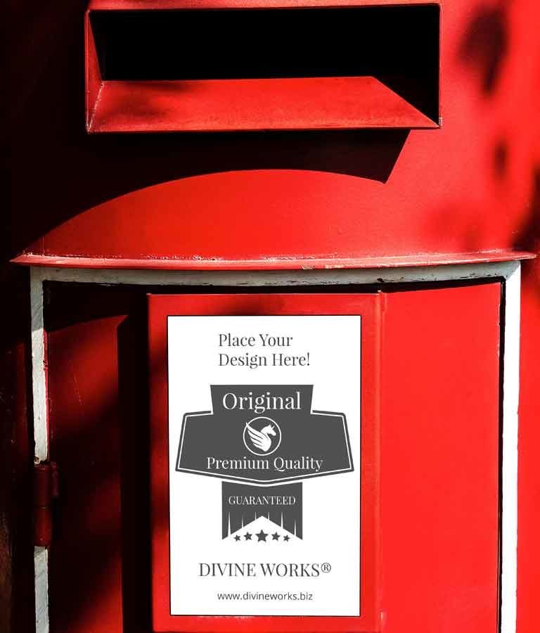 Free Red Post Box Mockup by Divine Works