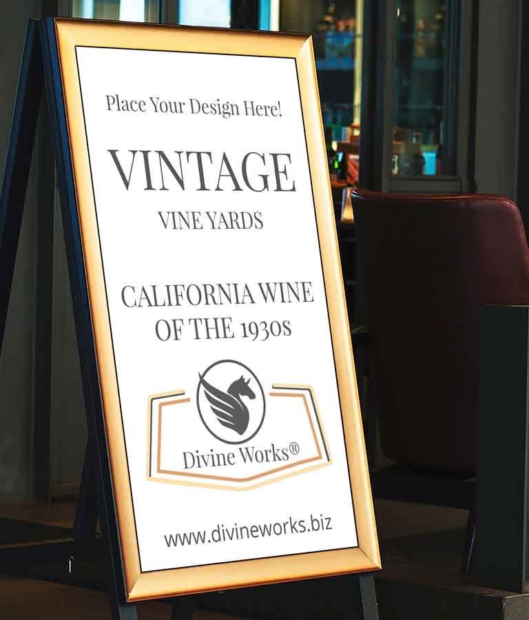 Free Shop Inside Board Mockup by Divine Works