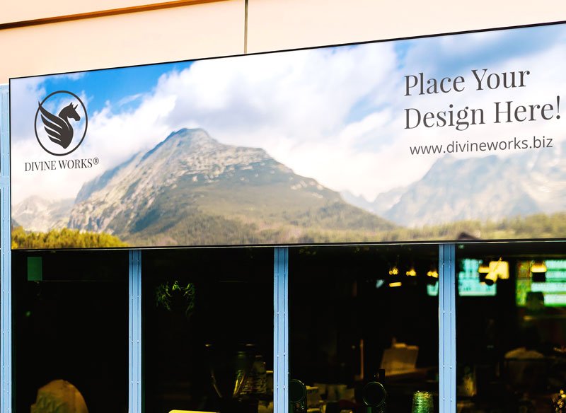Free Storefront Signage Mockup by Divine Works