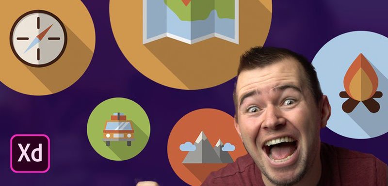Icon Design in Adobe XD - From Sketching to Flat Icon Sets