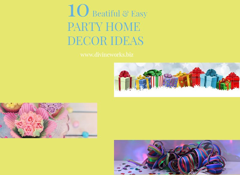 Free Party Decoration Instagram Post Templates by Divine Works