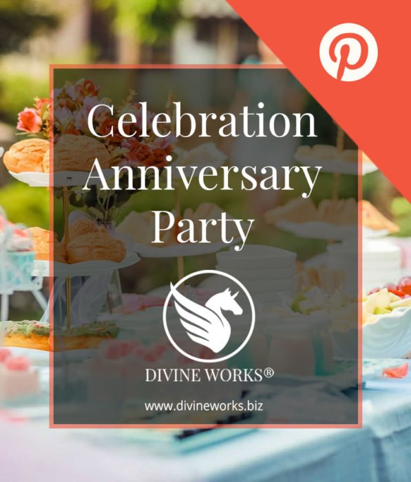 Free Anniversary Celebration Pinterest Post Template by Divine Works