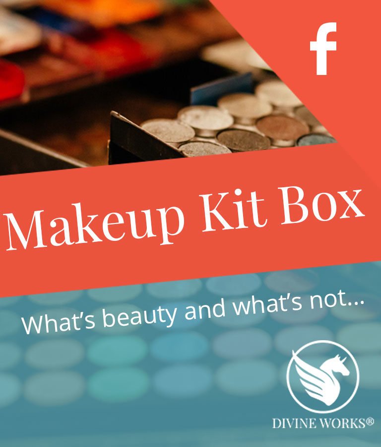 Free Makeup Kit Facebook Cover Photo Template by Divine Works
