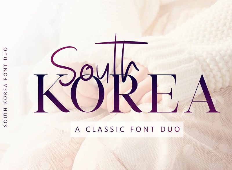 South Korea - Font Duo