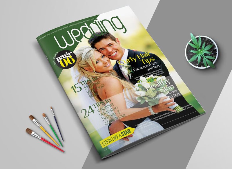 Wedding Magazine Cover
