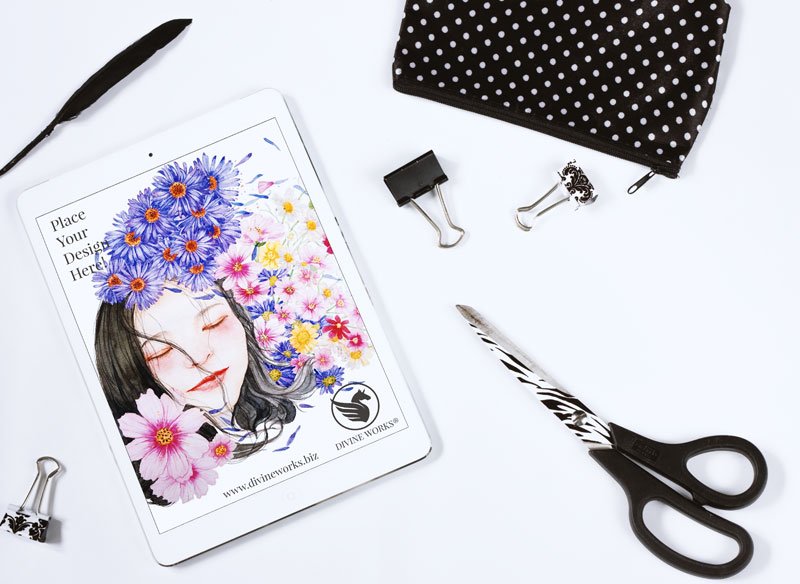 Free Tablet Mockup by Divine Works
