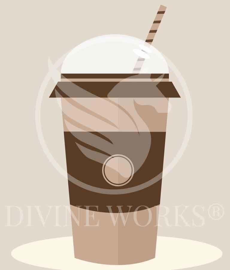 Free Paper Coffee Cup Vector Illustration by Divine Works