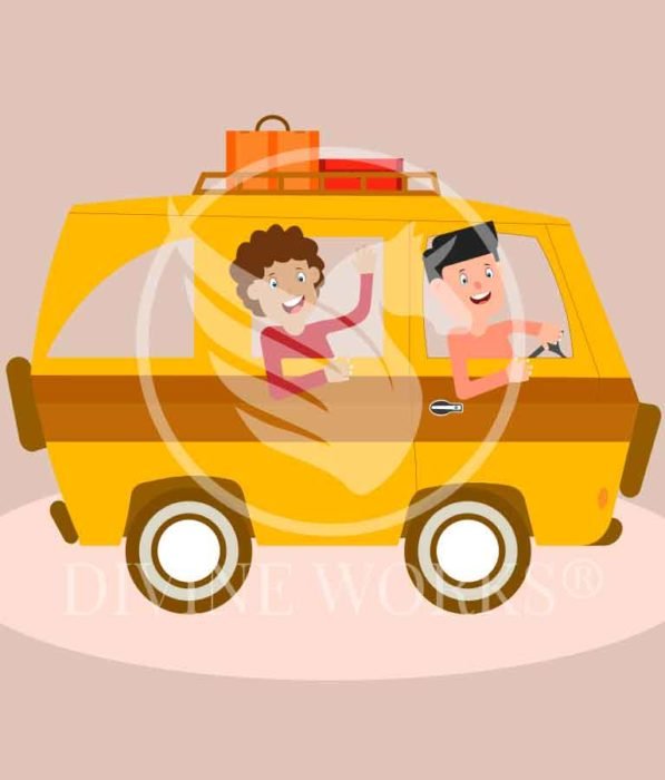 Free Adobe Illustrator Enjoy Vacation Vector Illustration by Divine Works