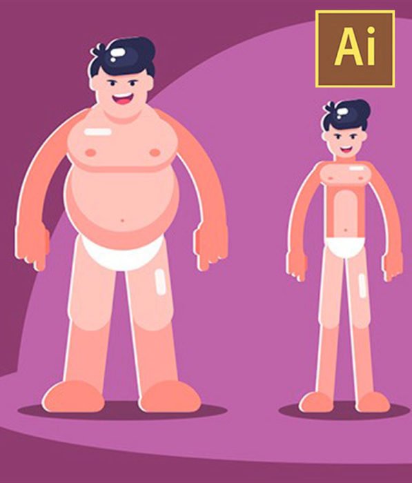 Learn Illustrator CC: Create Simple Flat Vector Characters