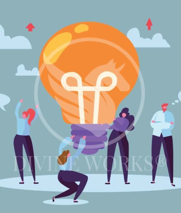 Free Adobe Illustrator Idea Vector Illustration by Divine Works