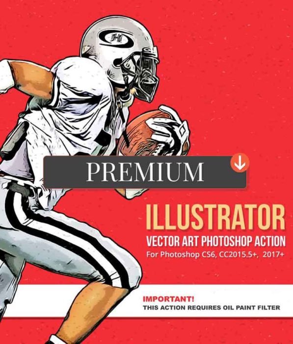Illustrator Vector Art Photoshop Action